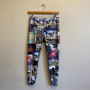 Bend XL cityscape leggings athleisure workout athletic